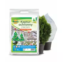 Kaptur ochronny zimowy z nadrukiem Choinki - Planta