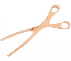 Szczypce nożycowe do grilla Dr Grill, drewniane, 29cm