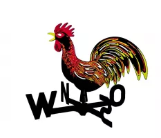 Róża wiatrów - wiatrowskaz Kogut Khayner Garden