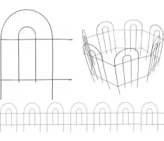 Płotek ogrodowy 61x305cm Plantina - zestaw 7 elementów