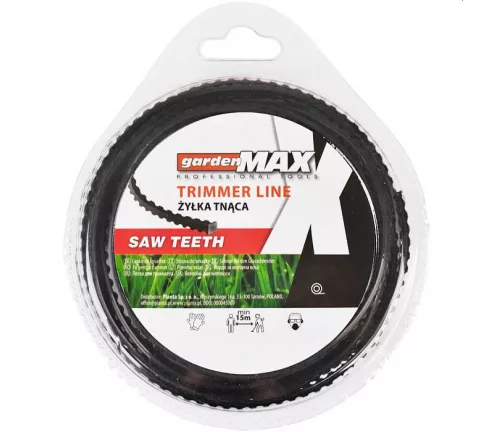 Żyłka tnąca, ząbkowa gardenMAX