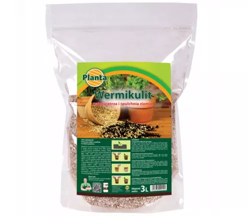 Wermikulit do napowietrzania i spulchniania podłoża