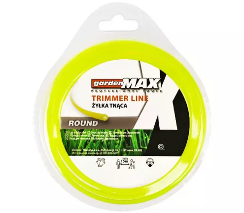 Żyłka tnąca, okrągła gardenMAX