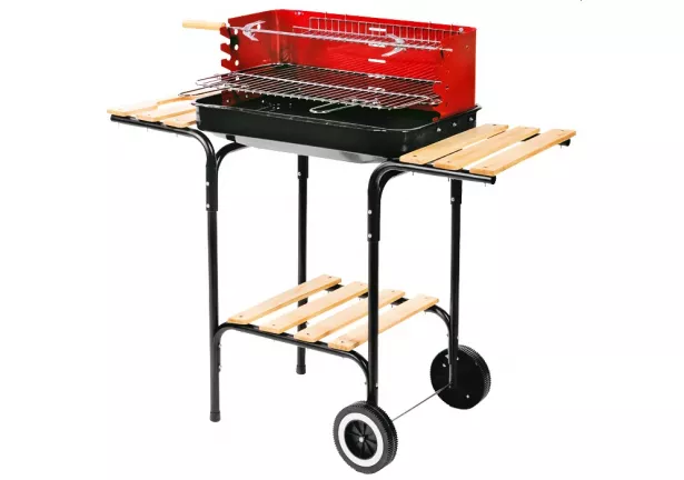 Grill ogrodowy prostokątny na kołach Dr Grill - model: 11327