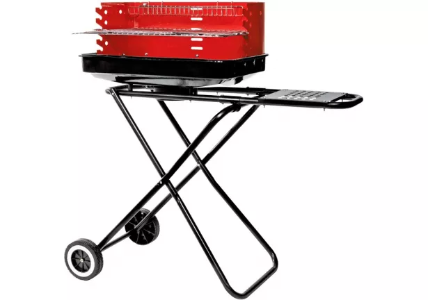 Grill ogrodowy na kołach z popielnikiem i składanymi nogami Dr Grill - model: 11326