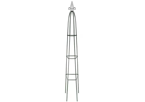 Obelisk ogrodowy do roślin pnących Plantina, kwadrat - 200x40x40cm