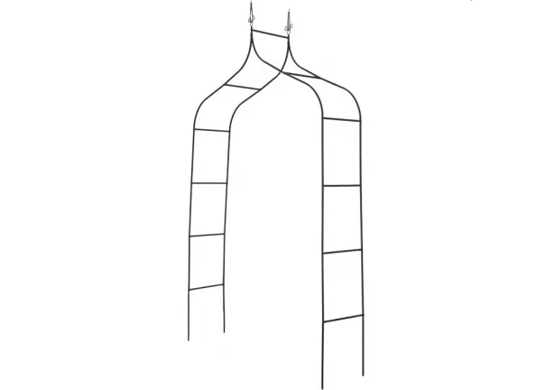 Pergola ogrodowa łukowa strzelista Plantina - 255x140x38cm