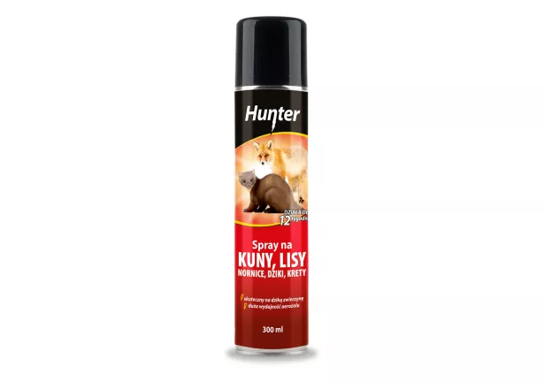 Spray na kuny, lisy, nornice, dziki, krety - Hunter