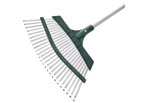 Grabie do liści 25 zębne, metalowe, oprawne 18" Khayner Garden