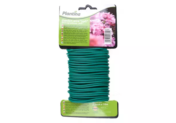 Drut ogrodniczy 10m w miękkiej otulinie - średnica 2,5mm