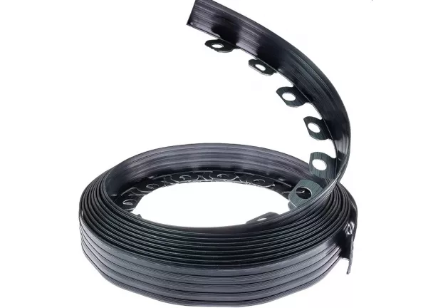Obrzeże trawnikowe elastyczne 6cm x 10m czarne - Plantina